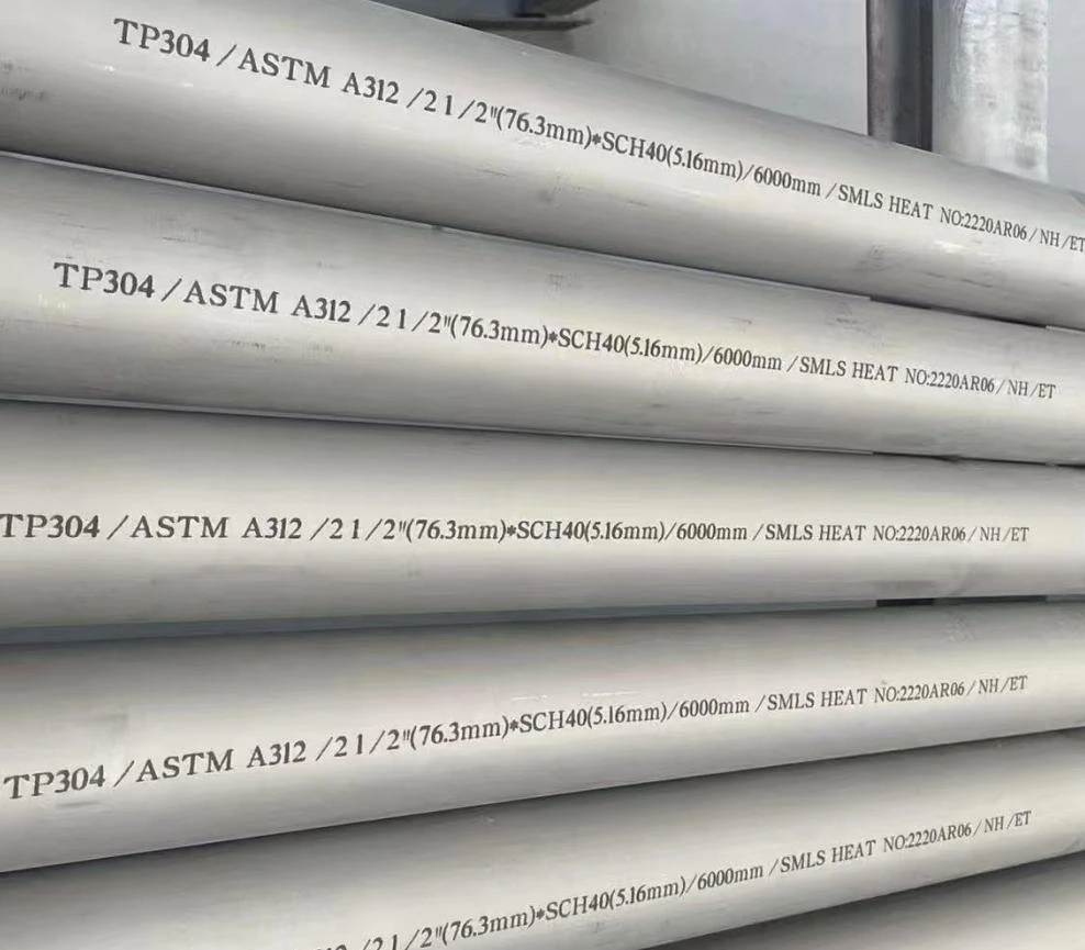 ASTM A312 TP304/304L Stainless Steel Pipe ASTM A312 TP304/304L Stainless Steel Pipe